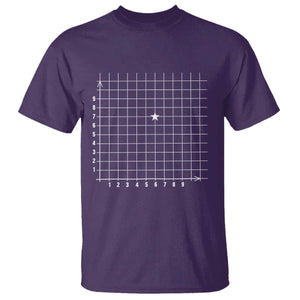 Funny 67 Math Coordinates T Shirt Teacher Student Six Seven Meme TS11 Purple Print Your Wear