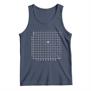 Funny 67 Math Coordinates Tank Top Teacher Student Six Seven Meme TS11 Navy Print Your Wear