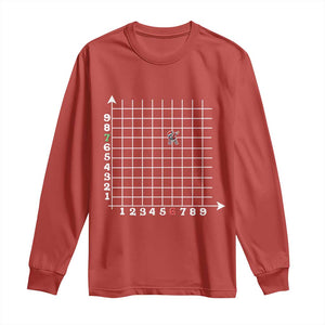 Funny 67 Math Coordinates Christmas Long Sleeve Shirt Dabbing Santa Teacher Student Six Seven Meme TS11 Red Print Your Wear