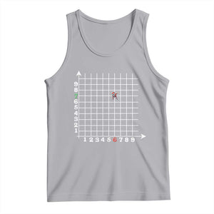 Funny 67 Math Coordinates Christmas Tank Top Dabbing Santa Teacher Student Six Seven Meme TS11 Athletic Heather Print Your Wear