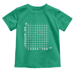 Funny 67 Math Coordinates Christmas Toddler T Shirt Dabbing Santa Teacher Student Six Seven Meme TS11 Irish Green Print Your Wear