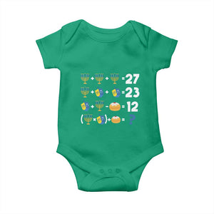 Funny Hanukkah 67 Math Baby Onesie Teacher Chanukah Six Seven Meme TS11 Irish Green Print Your Wear