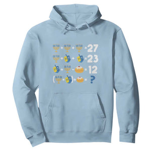 Funny Hanukkah 67 Math Hoodie Teacher Chanukah Six Seven Meme TS11 Light Blue Print Your Wear