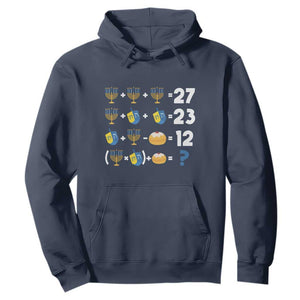 Funny Hanukkah 67 Math Hoodie Teacher Chanukah Six Seven Meme TS11 Navy Print Your Wear