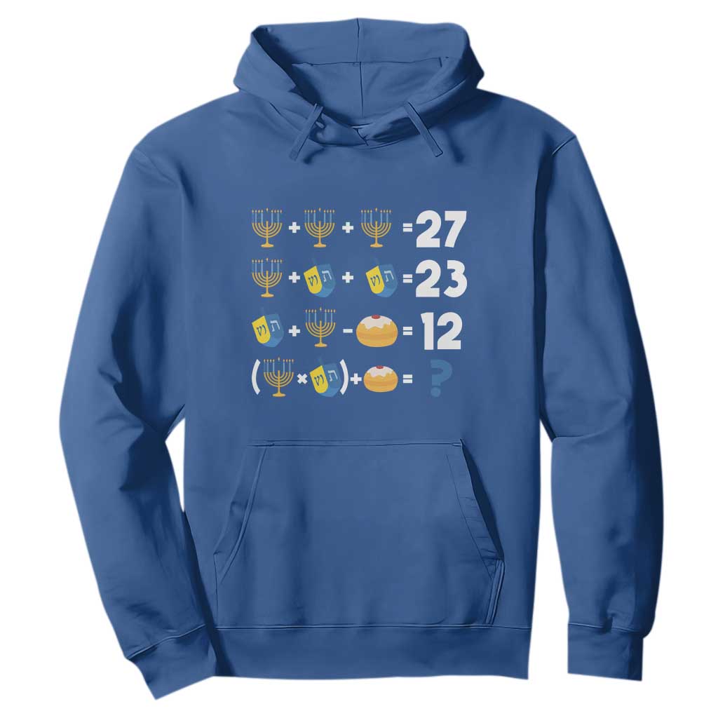 Funny Hanukkah 67 Math Hoodie Teacher Chanukah Six Seven Meme TS11 Royal Blue Print Your Wear
