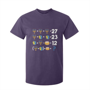 Funny Hanukkah 67 Math T Shirt For Kid Teacher Chanukah Six Seven Meme TS11 Purple Print Your Wear