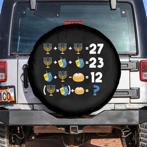 Funny Hanukkah 67 Math Spare Tire Cover Teacher Chanukah Six Seven Meme TS11 No hole Black Print Your Wear
