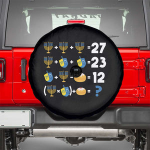 Funny Hanukkah 67 Math Spare Tire Cover Teacher Chanukah Six Seven Meme TS11 Black Print Your Wear