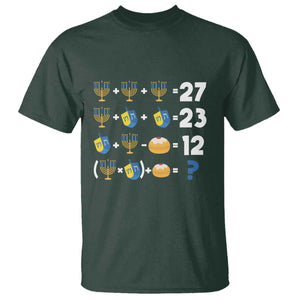 Funny Hanukkah 67 Math T Shirt Teacher Chanukah Six Seven Meme TS11 Dark Forest Green Print Your Wear