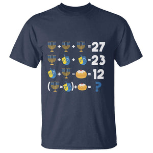 Funny Hanukkah 67 Math T Shirt Teacher Chanukah Six Seven Meme TS11 Navy Print Your Wear