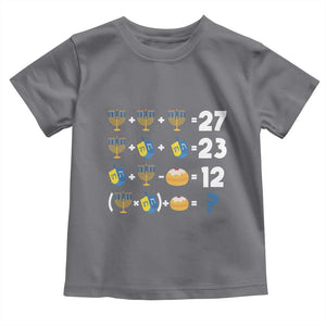 Funny Hanukkah 67 Math Toddler T Shirt Teacher Chanukah Six Seven Meme TS11 Charcoal Print Your Wear