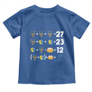 Funny Hanukkah 67 Math Toddler T Shirt Teacher Chanukah Six Seven Meme TS11 Royal Blue Print Your Wear