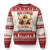 Funny Muscle Jesus Workout Ugly Christmas Sweater Hallowed Be Thy Gains Weightlifting Humor TS11 Red Print Your Wear