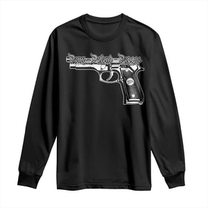 Deny Defend Depose Long Sleeve Shirt Vintage Gun 2024 TS11 Black Print Your Wear