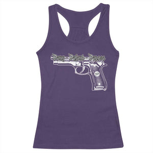 Deny Defend Depose Racerback Tank Top Vintage Gun 2024 TS11 Purple Print Your Wear