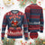 Funny Xmas Grilling Santa Ugly Christmas Sweater Merry Grill-Mas BBQ TS11 Burgundy Print Your Wear