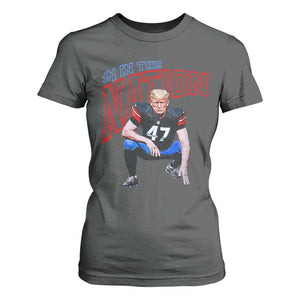 Funny Trump American Football T Shirt For Women #1 In The Nation - PrintYourWear Size: S Color: Dark Heather