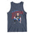 Funny Trump American Football Tank Top #1 In The Nation - PrintYourWear Size: XS Color: Navy