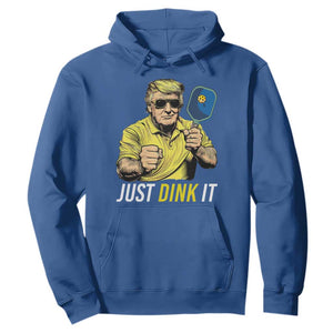 Funny Trump Pickleball Hoodie Just Dink It Pickle Ball Paddle TS11 Royal Blue Print Your Wear