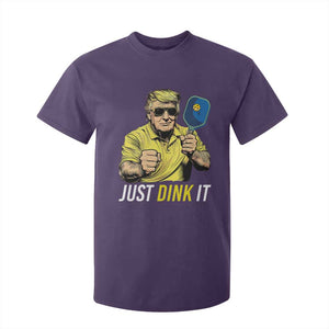 Funny Trump Pickleball T Shirt For Kid Just Dink It Pickle Ball Paddle TS11 Purple Print Your Wear
