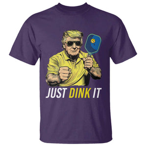 Funny Trump Pickleball T Shirt Just Dink It Pickle Ball Paddle TS11 Purple Print Your Wear