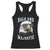 Funny Eagle Bald And Majestic Racerback Tank Top American Flag Sunglasses Eagle TS11 Black Print Your Wear