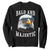 Funny Eagle Bald And Majestic Sweatshirt American Flag Sunglasses Eagle TS11 Black Print Your Wear