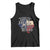 Davy Crockett History Of Texas Tank Top You May All Go To Hell And I Will Go To Texas TS11 Black Print Your Wear