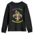 Funny Who's Your Crawdaddy Youth Sweatshirt Vintage Crawfish Beads Fleur De Lis Mardi Gras TS11 Black Print Your Wear