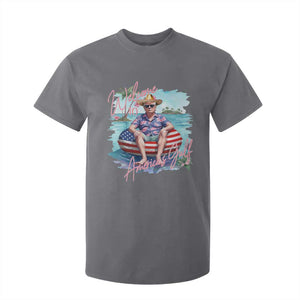 Funny Trump 2025 Welcome To America's Gulf T Shirt For Kid Trump Sombrero Hat TS11 Charcoal Print Your Wear