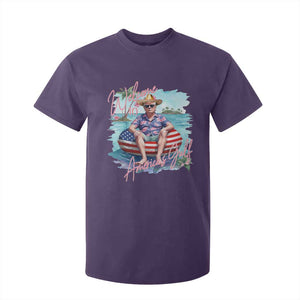 Funny Trump 2025 Welcome To America's Gulf T Shirt For Kid Trump Sombrero Hat TS11 Purple Print Your Wear