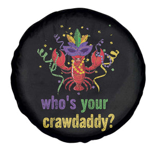 Funny Who's Your Crawdaddy Spare Tire Cover Crawfish Beads Mardi Gras TS11 Print Your Wear