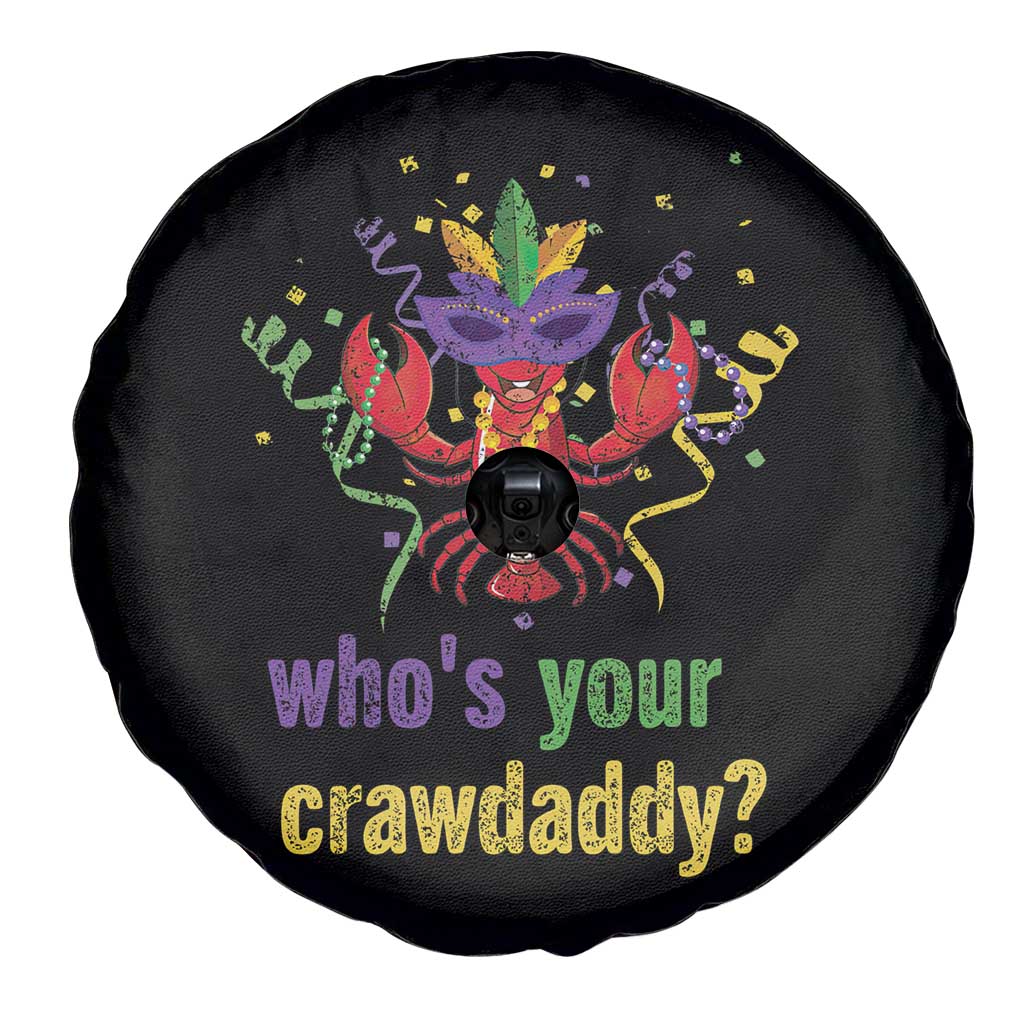 Funny Who's Your Crawdaddy Spare Tire Cover Crawfish Beads Mardi Gras TS11 Print Your Wear