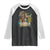 Christian African American Raglan Shirt With God All Things Are Possible Black Prayer TS11 Black White Print Your Wear