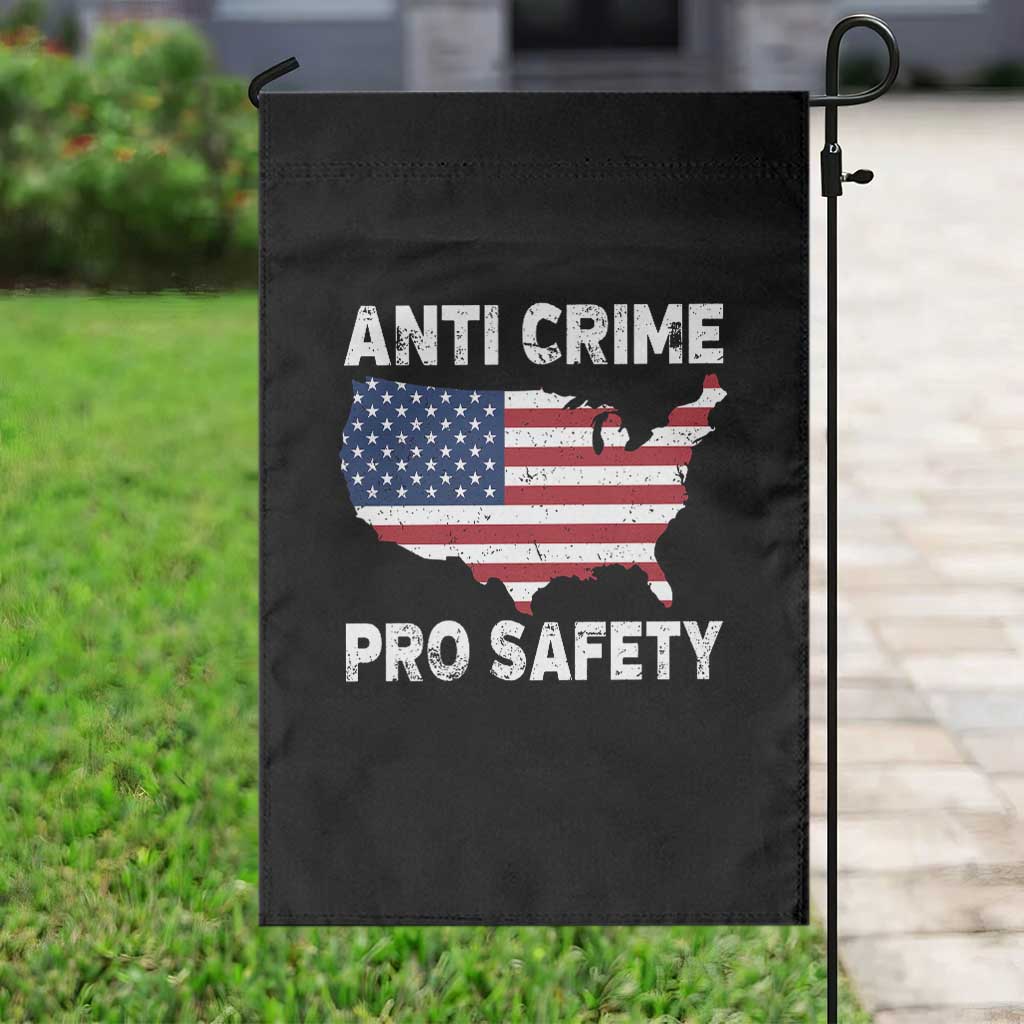Anti Crime Pro Safety Garden Flag Mayor Resistance Protest Jacob Political TS11 Print Your Wear