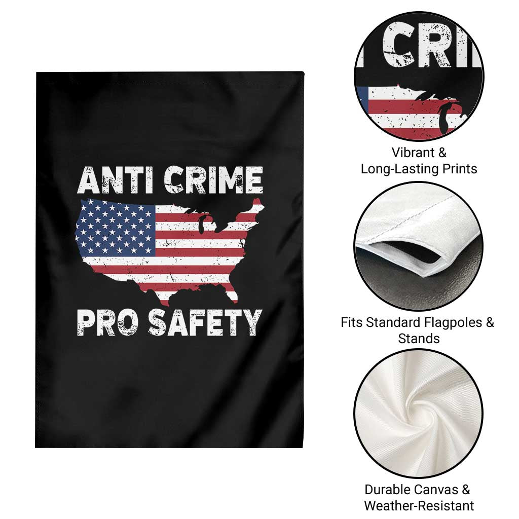 Anti Crime Pro Safety Garden Flag Mayor Resistance Protest Jacob Political TS11 Print Your Wear