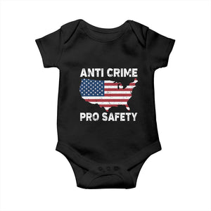 Anti Crime Pro Safety Baby Onesie Mayor Resistance Protest Jacob Political TS11 Black Print Your Wear