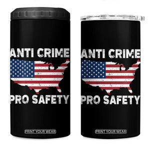 Anti Crime Pro Safety 4 in 1 Can Cooler Tumbler Mayor Resistance Protest Jacob Political TS11 One Size: 16 oz Black Print Your Wear