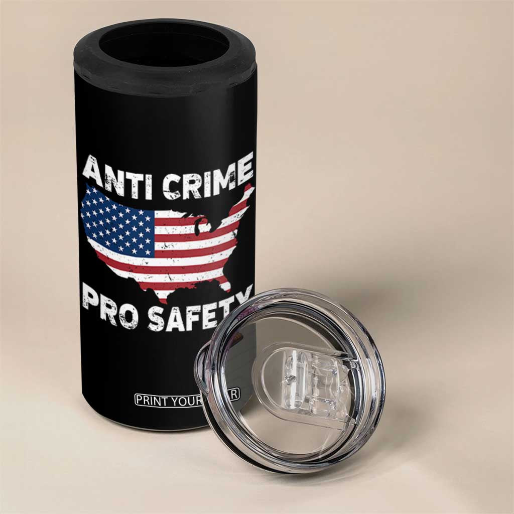 Anti Crime Pro Safety 4 in 1 Can Cooler Tumbler Mayor Resistance Protest Jacob Political TS11 Print Your Wear