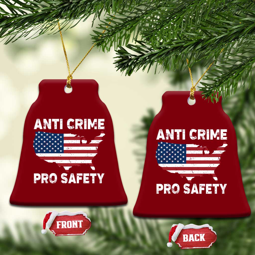 Anti Crime Pro Safety Ceramic Ornament Mayor Resistance Protest Jacob Political TS11 Print Your Wear