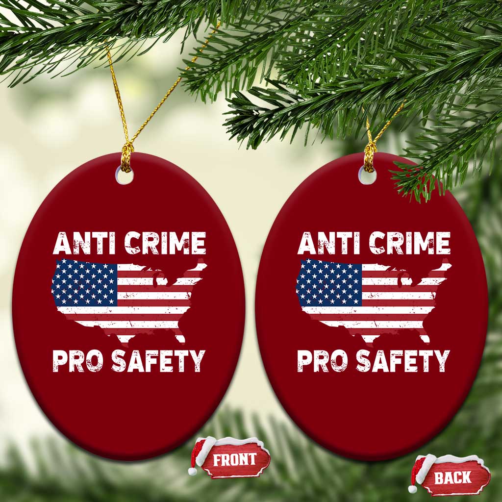 Anti Crime Pro Safety Ceramic Ornament Mayor Resistance Protest Jacob Political TS11 Print Your Wear