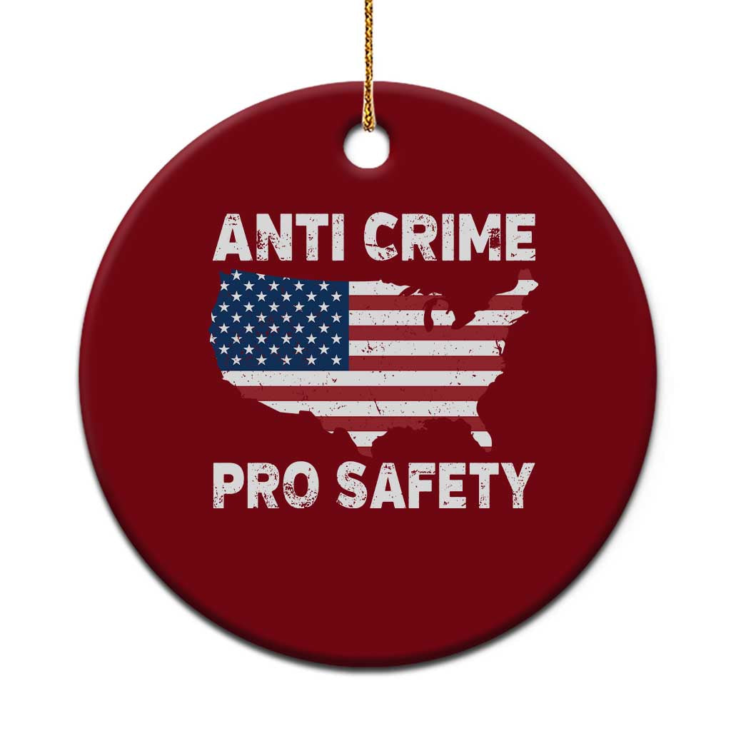 Anti Crime Pro Safety Ceramic Ornament Mayor Resistance Protest Jacob Political TS11 1pc Red Print Your Wear