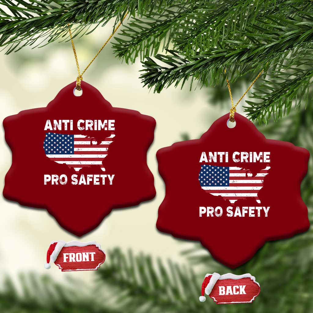 Anti Crime Pro Safety Ceramic Ornament Mayor Resistance Protest Jacob Political TS11 Print Your Wear