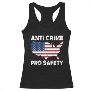 Anti Crime Pro Safety Racerback Tank Top Mayor Resistance Protest Jacob Political TS11 Black Print Your Wear
