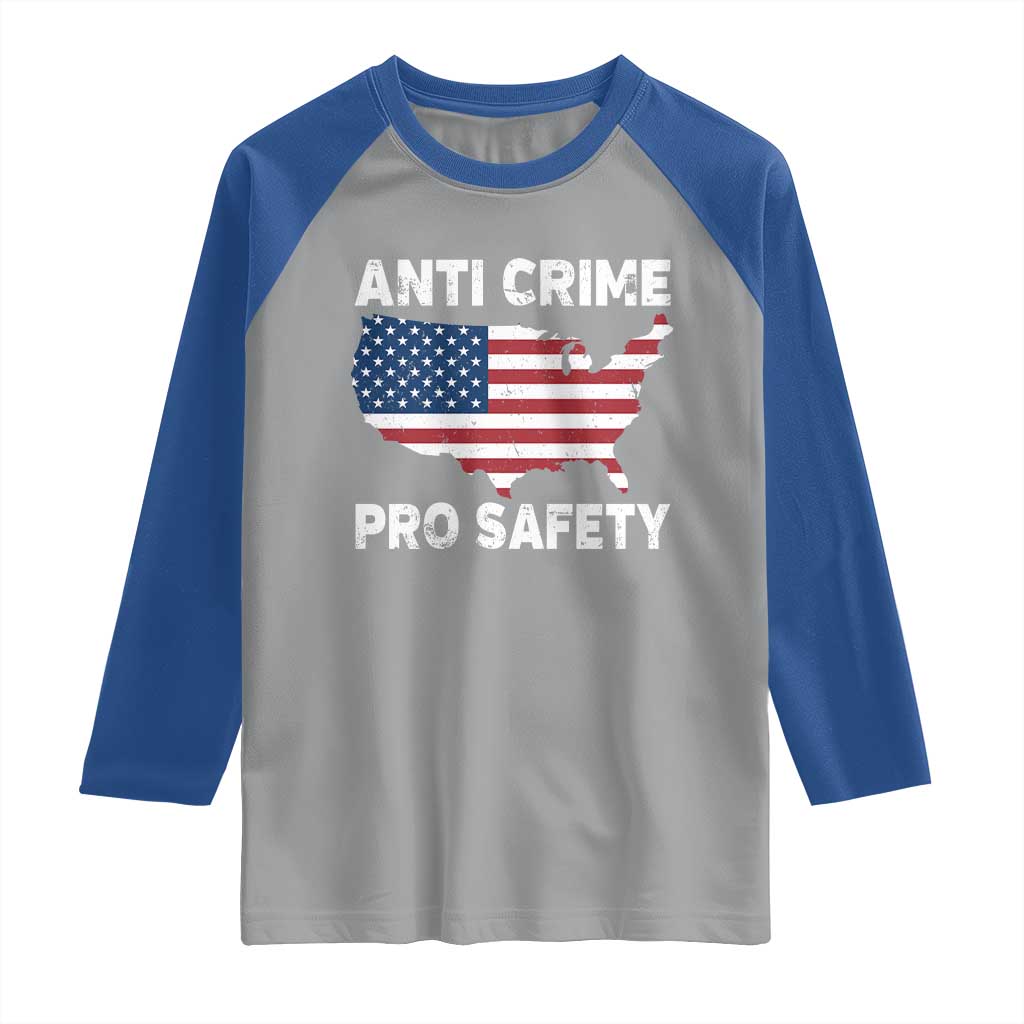 Anti Crime Pro Safety Raglan Shirt Mayor Resistance Protest Jacob Political TS11 Sport Gray Royal Print Your Wear