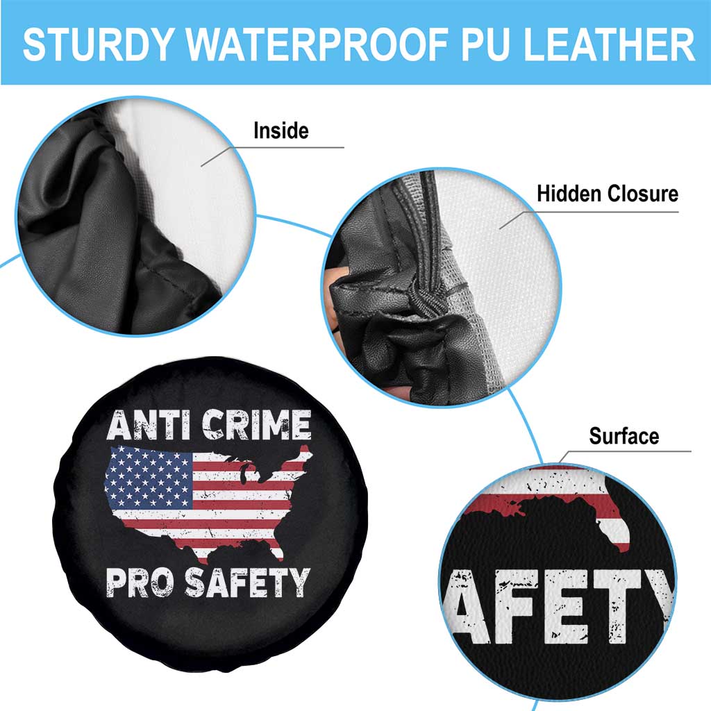 Anti Crime Pro Safety Spare Tire Cover Mayor Resistance Protest Jacob Political TS11 Print Your Wear