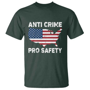 Anti Crime Pro Safety T Shirt Mayor Resistance Protest Jacob Political TS11 Dark Forest Green Print Your Wear