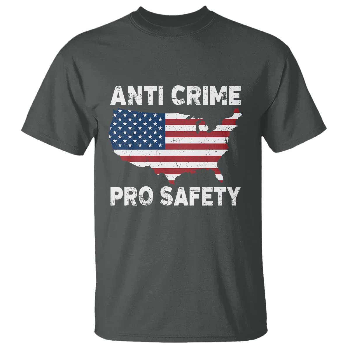 Anti Crime Pro Safety T Shirt Mayor Resistance Protest Jacob Political TS11 Dark Heather Print Your Wear