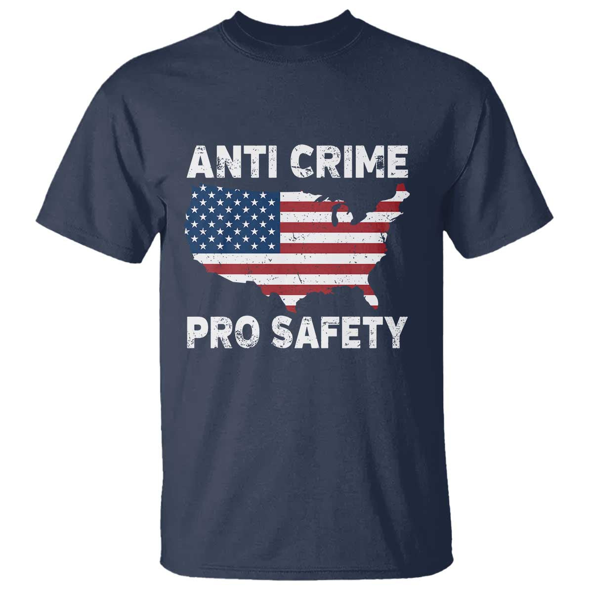 Anti Crime Pro Safety T Shirt Mayor Resistance Protest Jacob Political TS11 Navy Print Your Wear