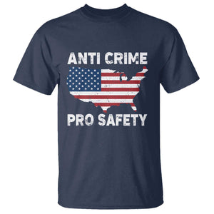 Anti Crime Pro Safety T Shirt Mayor Resistance Protest Jacob Political TS11 Navy Print Your Wear